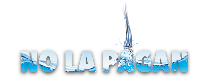 40% No pagan el agua