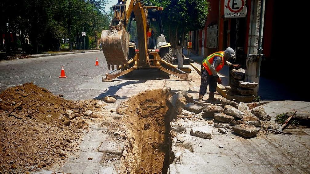 Continua Interapas obras de rehabilitación de drenaje en la capital.