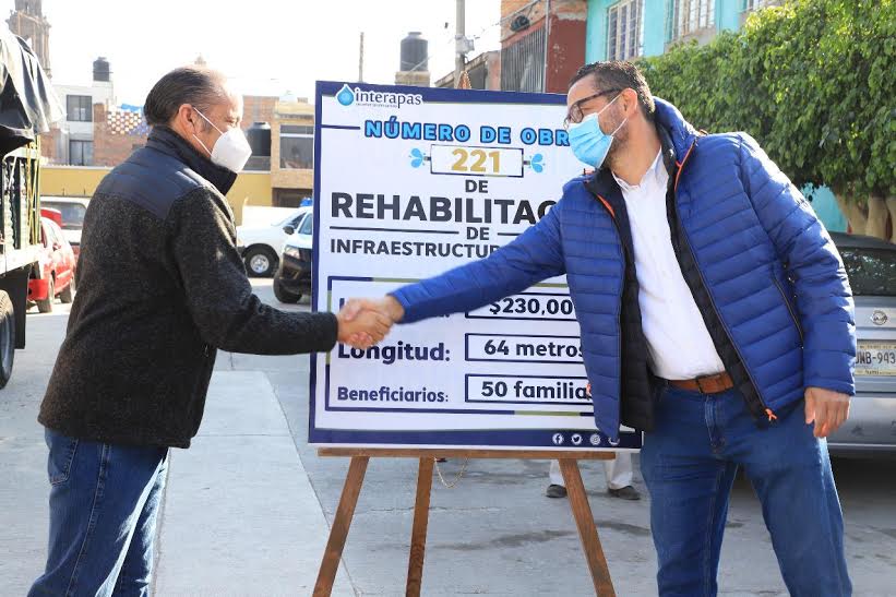 Rehabilita Interapas infraestructura sanitaria al sur de la capital.