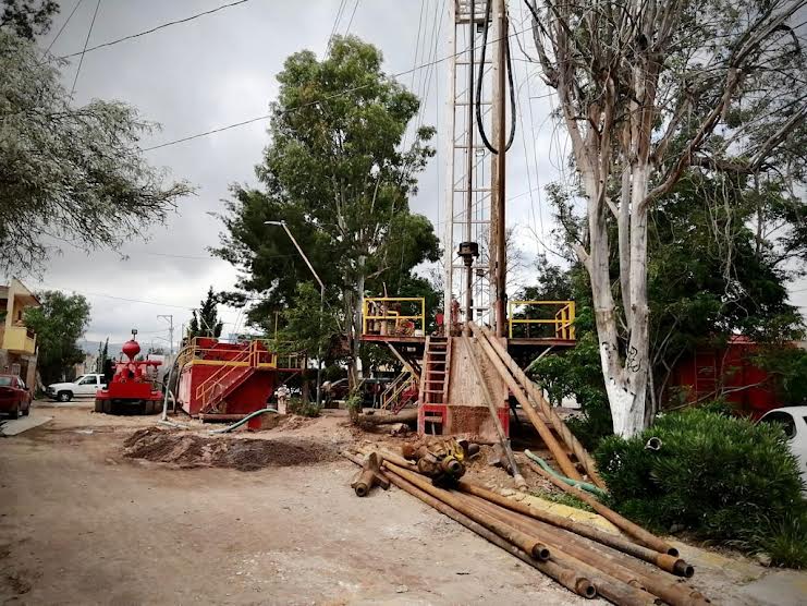 Perfora interapas dos pozos nuevos en zona norte.