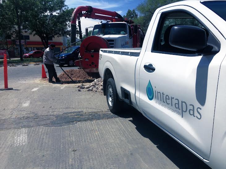 Desazolva Interapas 195 mil metros de redes sanitarias en lo que va del 2021