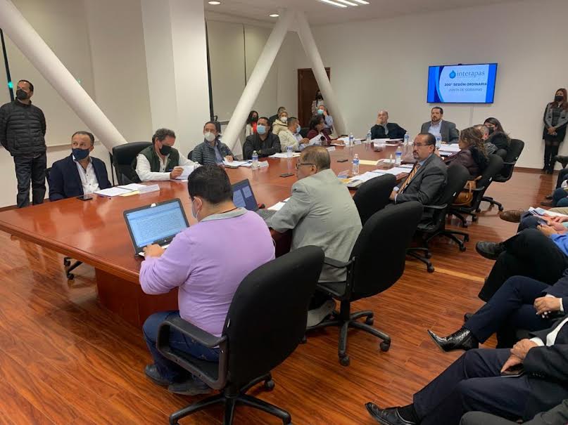 Aprueban junta de gobierno de Interapas actualización tarifaria.