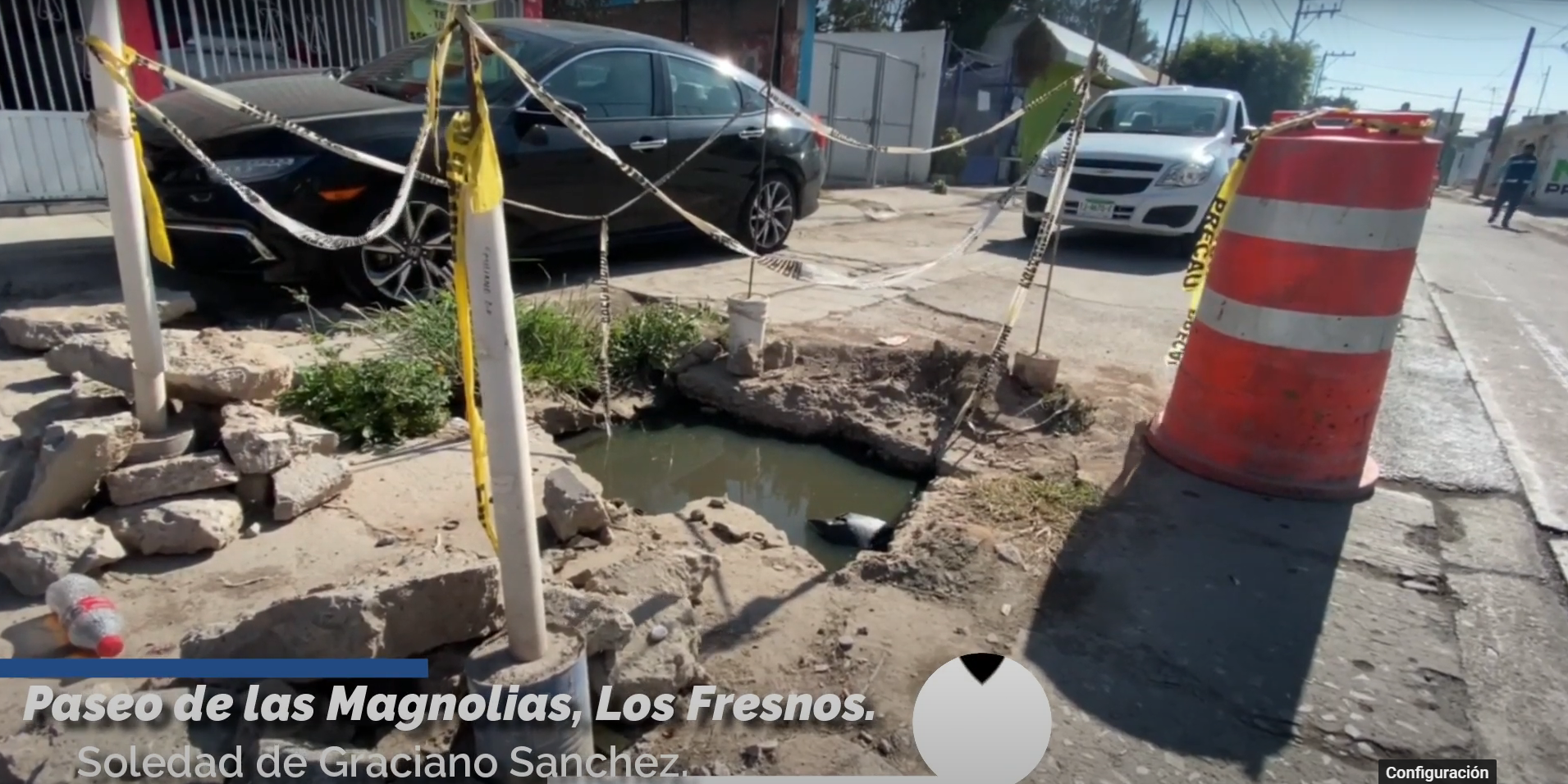 Rehabilitación de infraestructura sanitaria en Paseo de las Magnolias en Soledad de Graciano Sanchez
