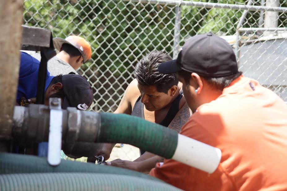 Mantiene Interapas inyección de agua a la red, como parte del plan emergente de distribución.