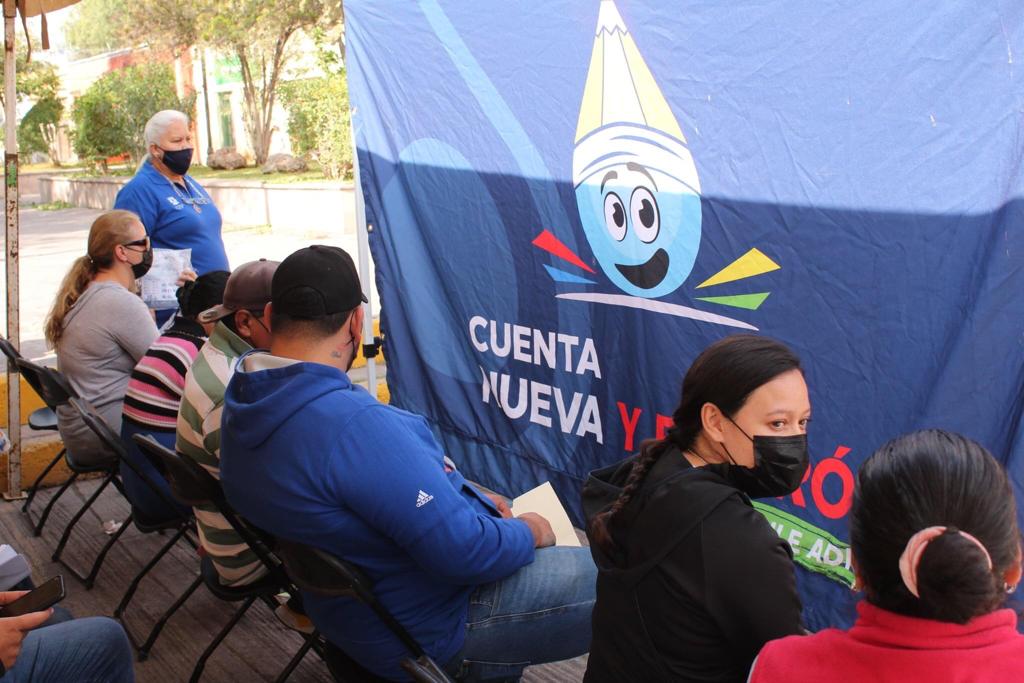 EXCELENTE RESPUESTA AL PROGRAMA “CUENTA NUEVA Y BORRÓN” EN LA DELEGACIÓN VILLA DE POZOS