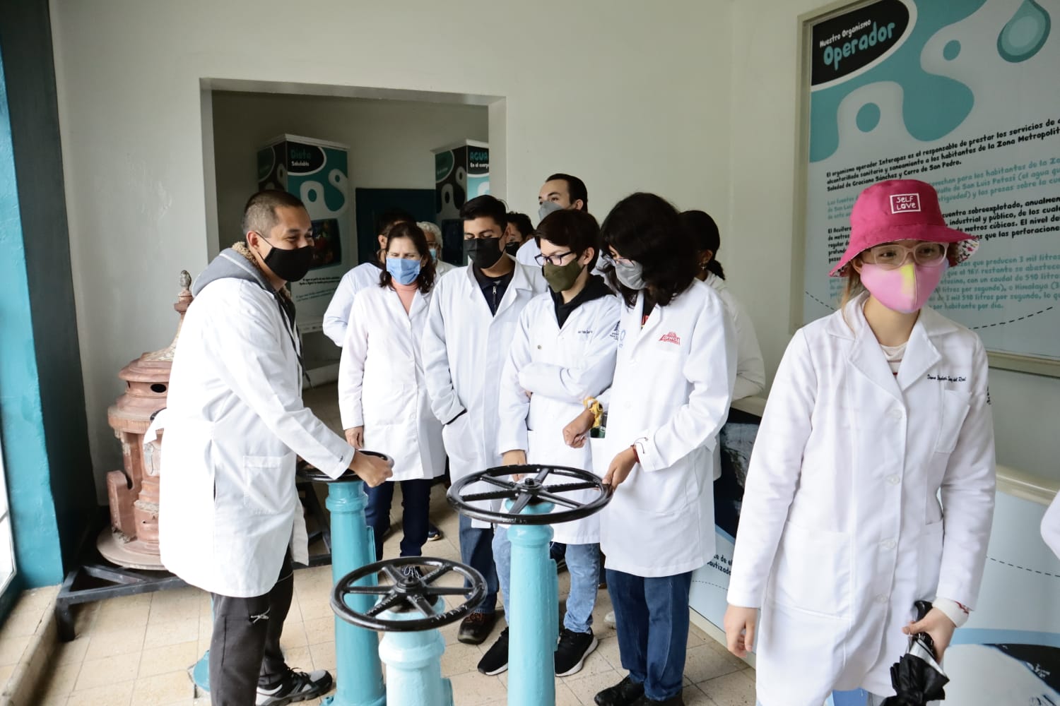 PLANTA LOS FILTROS, RECIBE VISITA DE ALUMNOS DE LA FACULTAD DE CIENCIAS QUÍMICAS DE LA UASLP