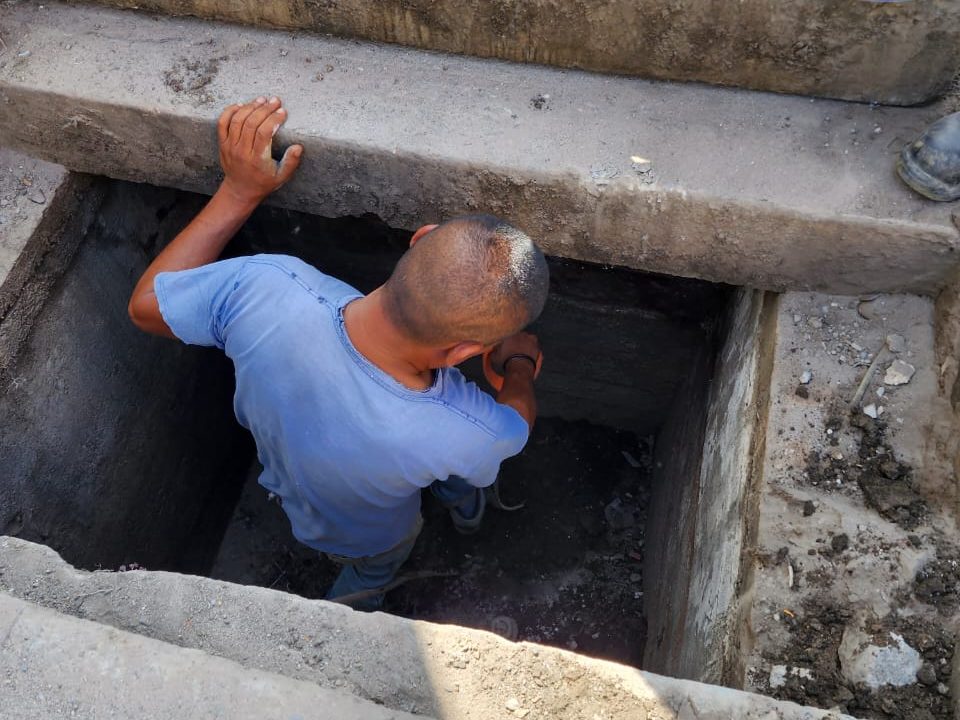 INTERAPAS REALIZA REVISIÓN A RED HIDRÁULICA EN EL BARRIO DE TLAXCALA