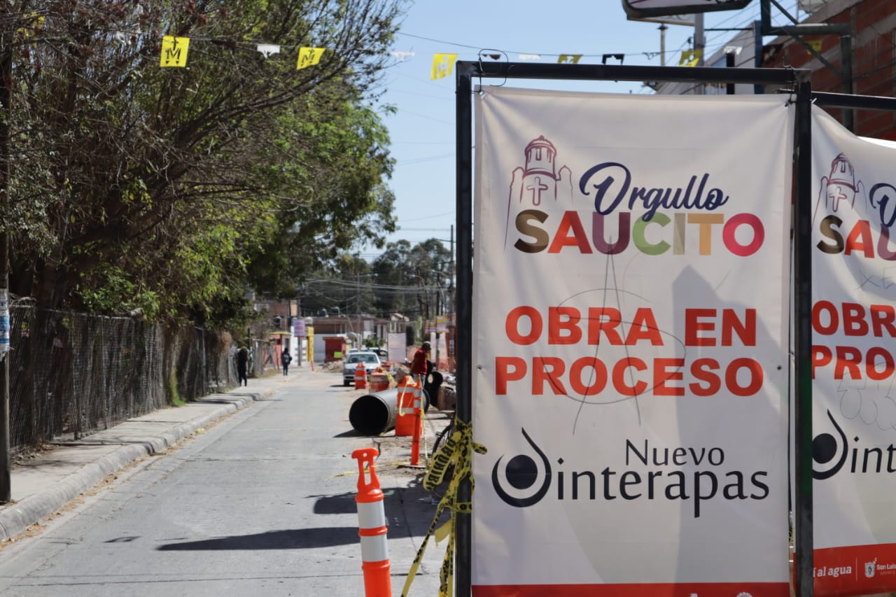AVANZA CONSTRUCCIÓN DE COLECTORES “MORALES-SAUCITO” Y “MEZQUITAL”  EN LA ZONA NORTE