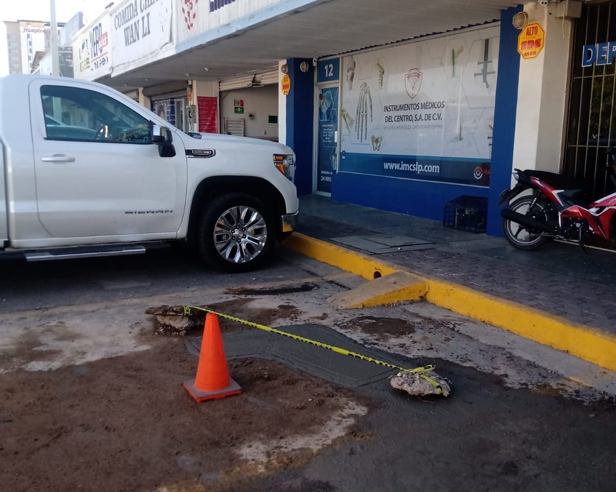 REPARA INTERAPAS FUGA PROVOCADA POR DESCONOCIDOS