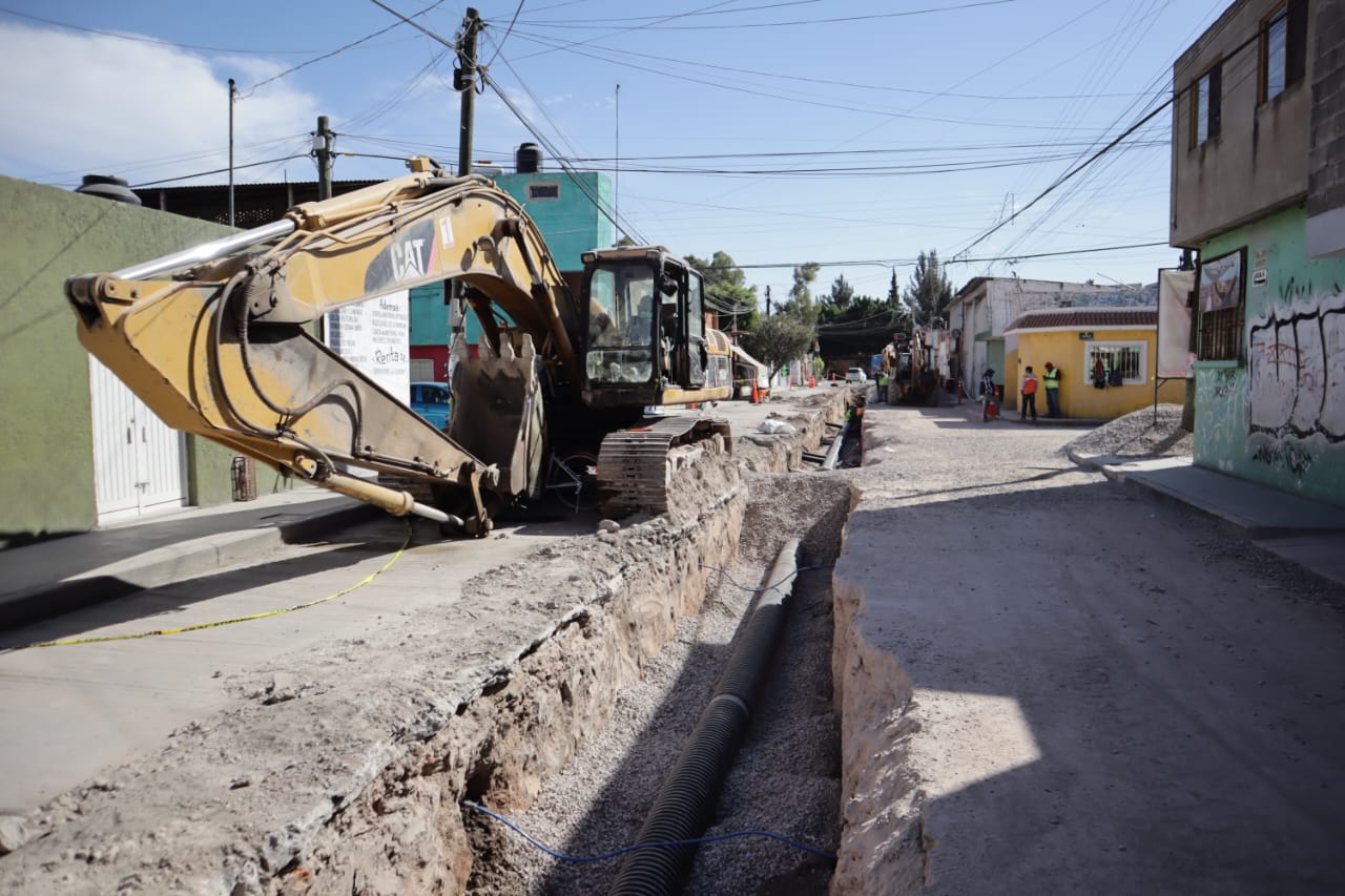 COLECTOR “MORALES SAUCITO” Y “MEZQUITAL” PRESENTAN UN AVANCE DEL 70 POR CIENTO EN SU PRIMERA ETAPA