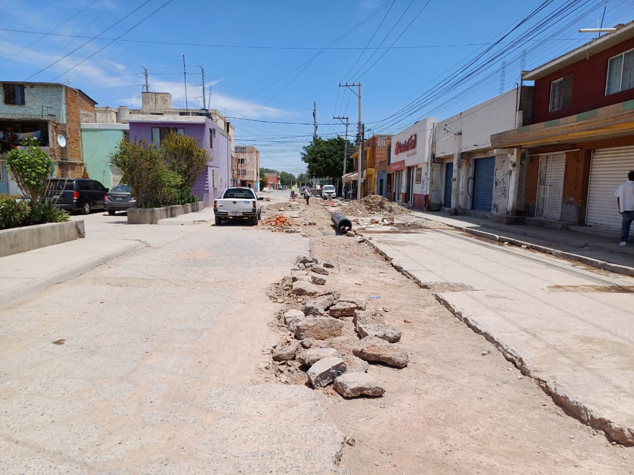 INTERAPAS INICIA TRABAJOS DE REPOSICIÓN DE DRENAJE EN LA CALLE 26 DE PRADOS DE SAN VICENTE