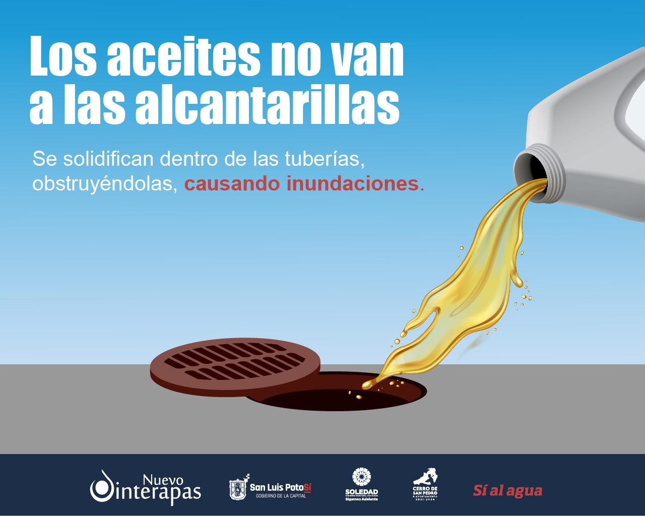 LLAMA INTERAPAS A CUIDAR DRENAJES PARA EVITAR INUNDACIONES