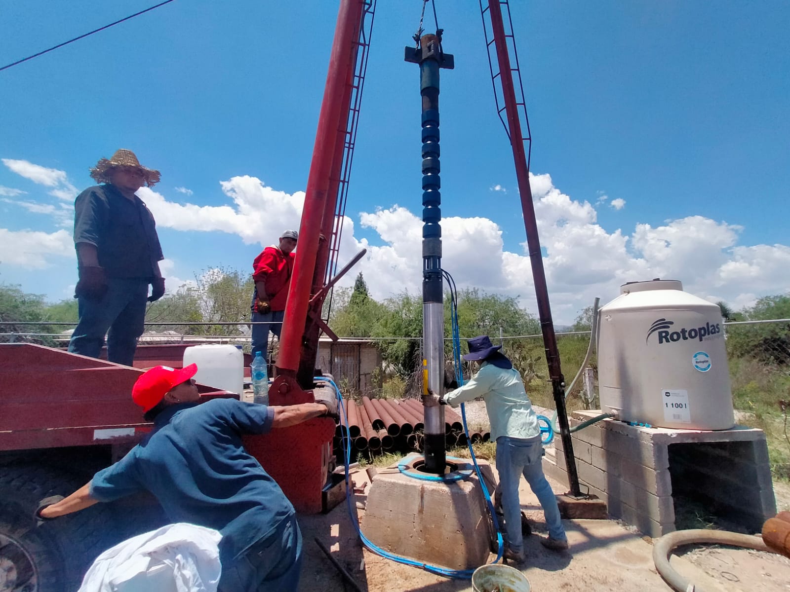EL PLAN  EMERGENTE DE AGUA “SÍ AL AGUA” SE MANTIENE FIRME CON AVANCES REALES Y TANGIBLES