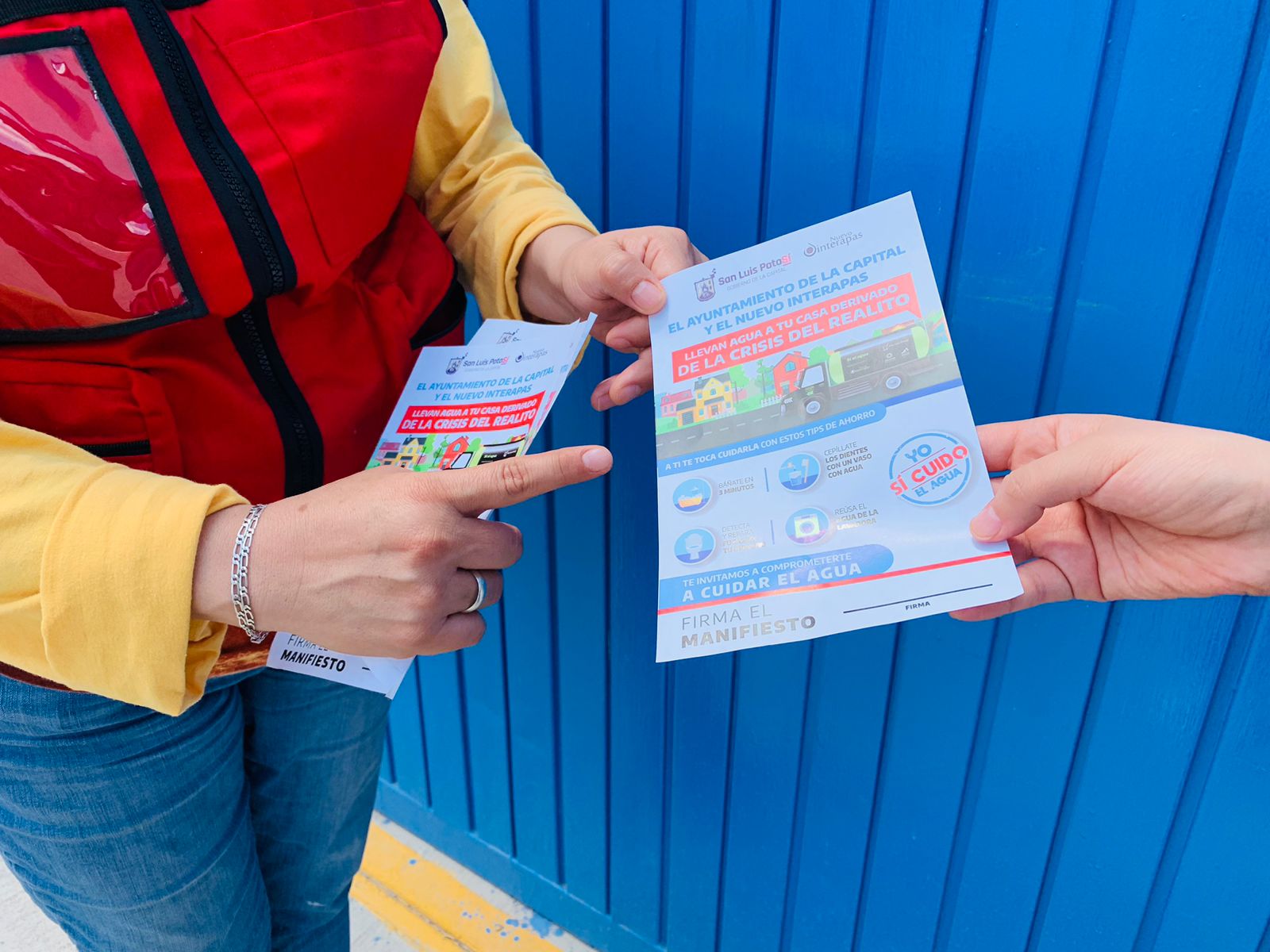 VECINOS DE SAN LUIS POTOSÍ SE COMPROMETEN A CUIDAR EL AGUA