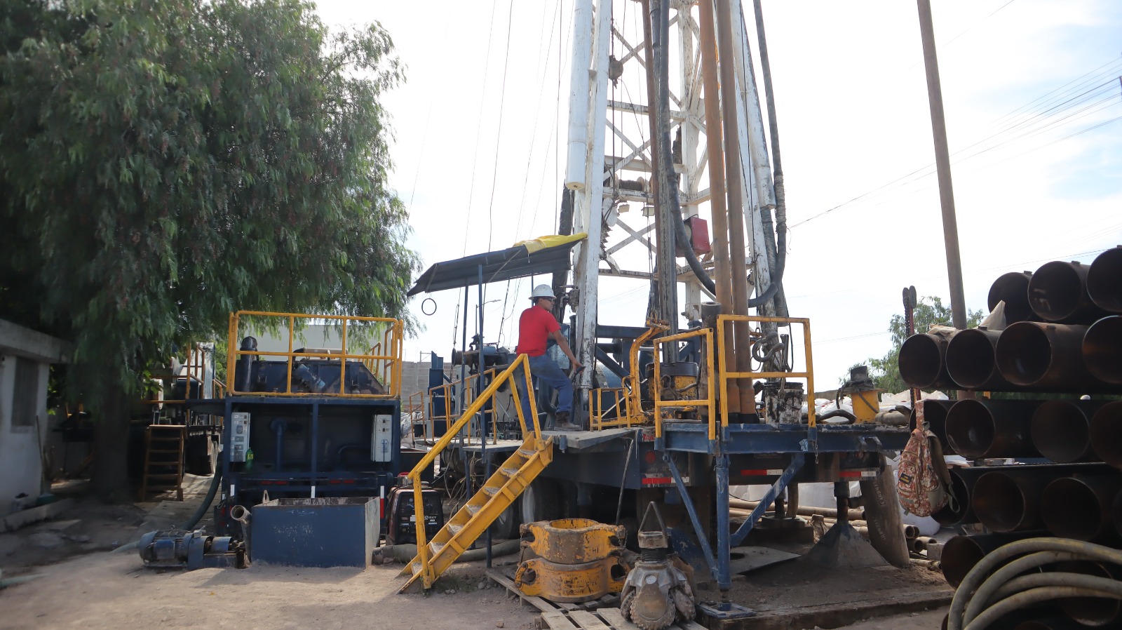 INTERVIENE POZO JACARANDAS II PARA AUMENTAR SU CAUDAL