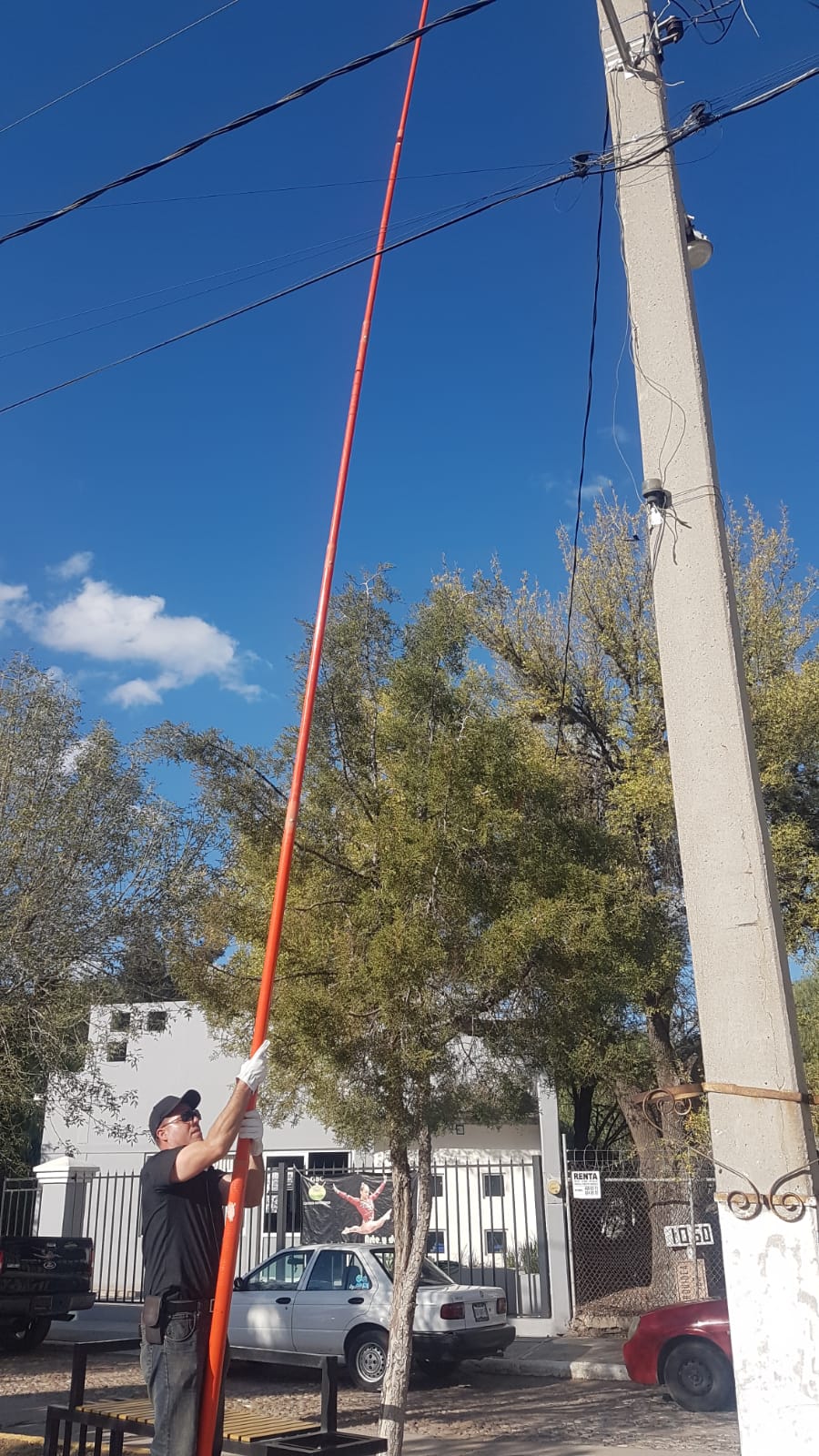 Debido a los fuertes vientos, el servicio de agua en la ciudad será intermitente  durante las próximas horas