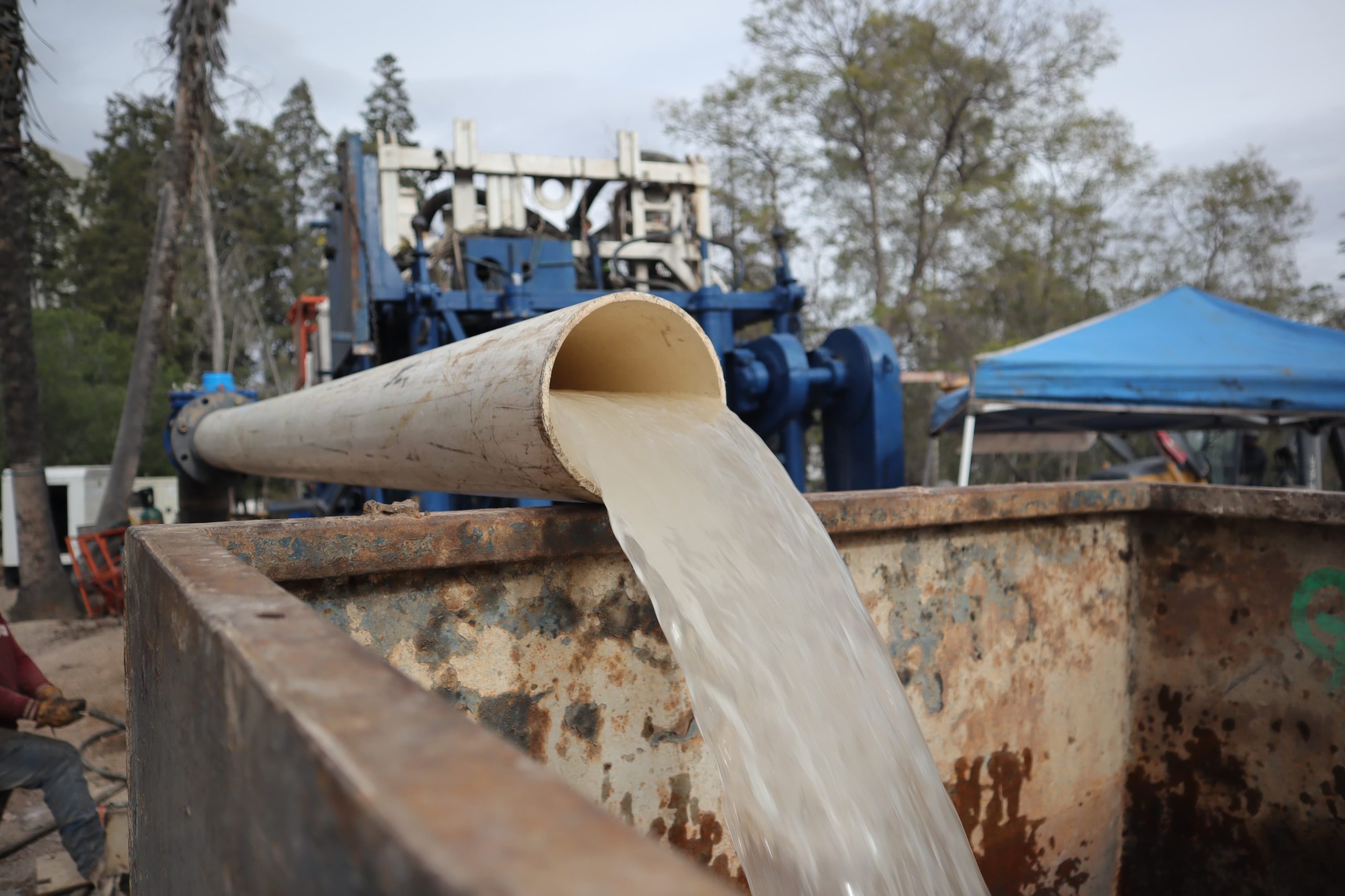 Realiza Interapas proceso de aforo en nuevo pozo “Los Filtros”