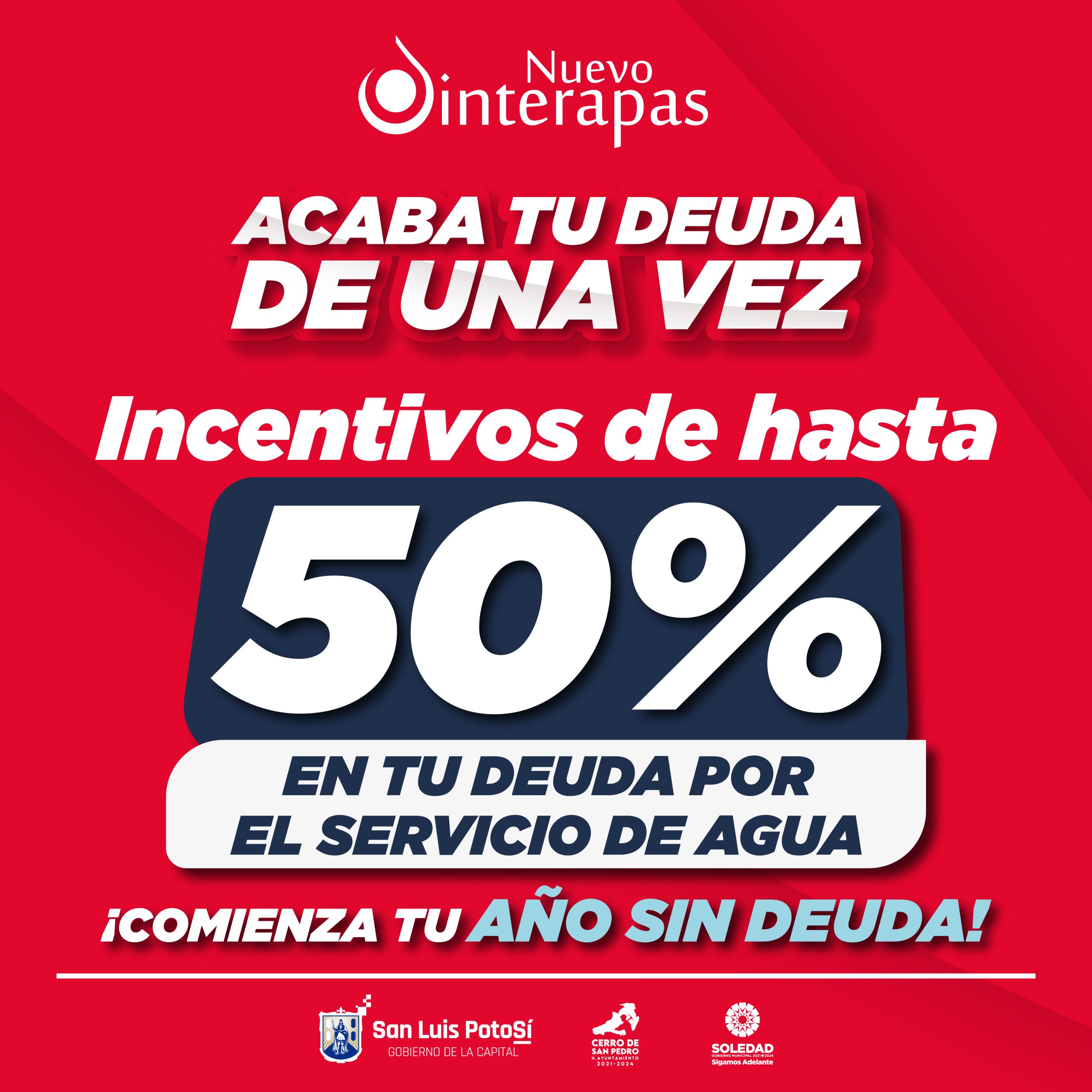 Buena aceptación del programa “Acaba tu deuda de una vez”; ya son más de once mil cuentas regularizadas en su servicio de agua.