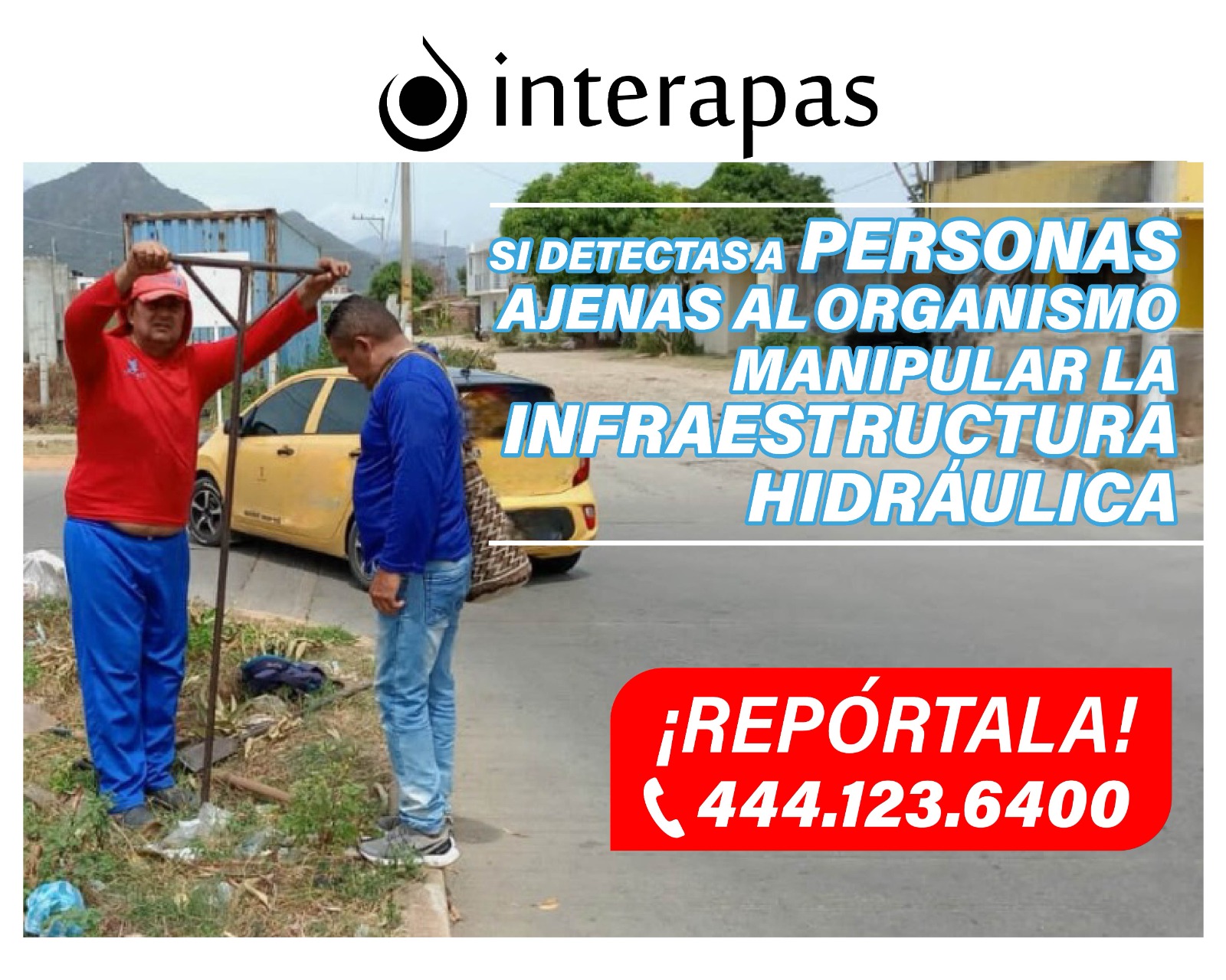 Detecta Interapas actos de sabotaje en infraestructura hidráulica en varios puntos de la ciudad