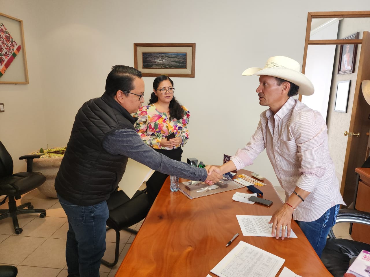 Interapas firma convenio de colaboración con el Patronato de la FENAPO