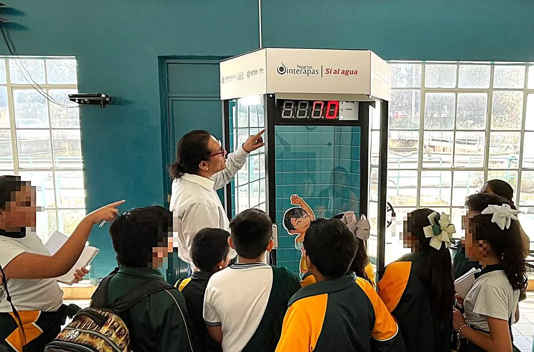 Fuerte arranque en la promoción de la cultura del agua: Interapas visita 19 preescolares en enero.