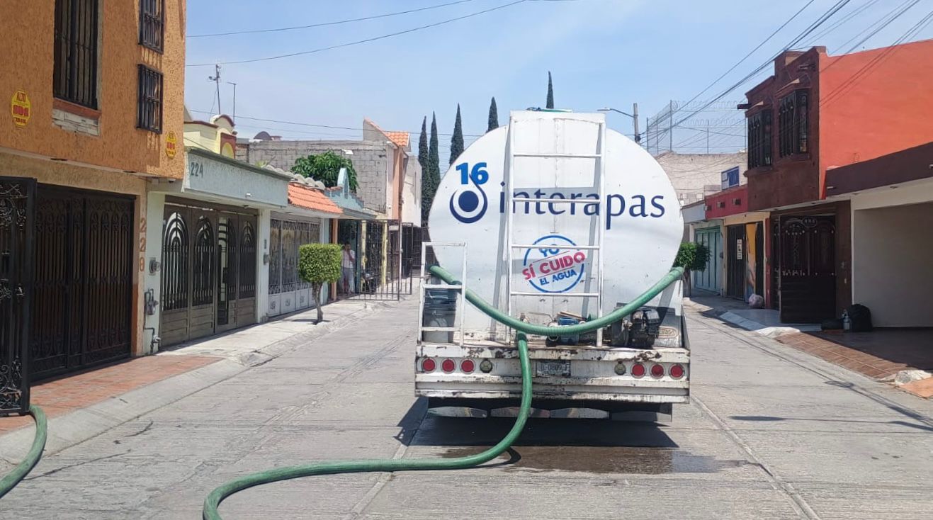 Sexto día sin agua por falla de El Realito; las acciones de emergencia de INTERAPAS continúan
