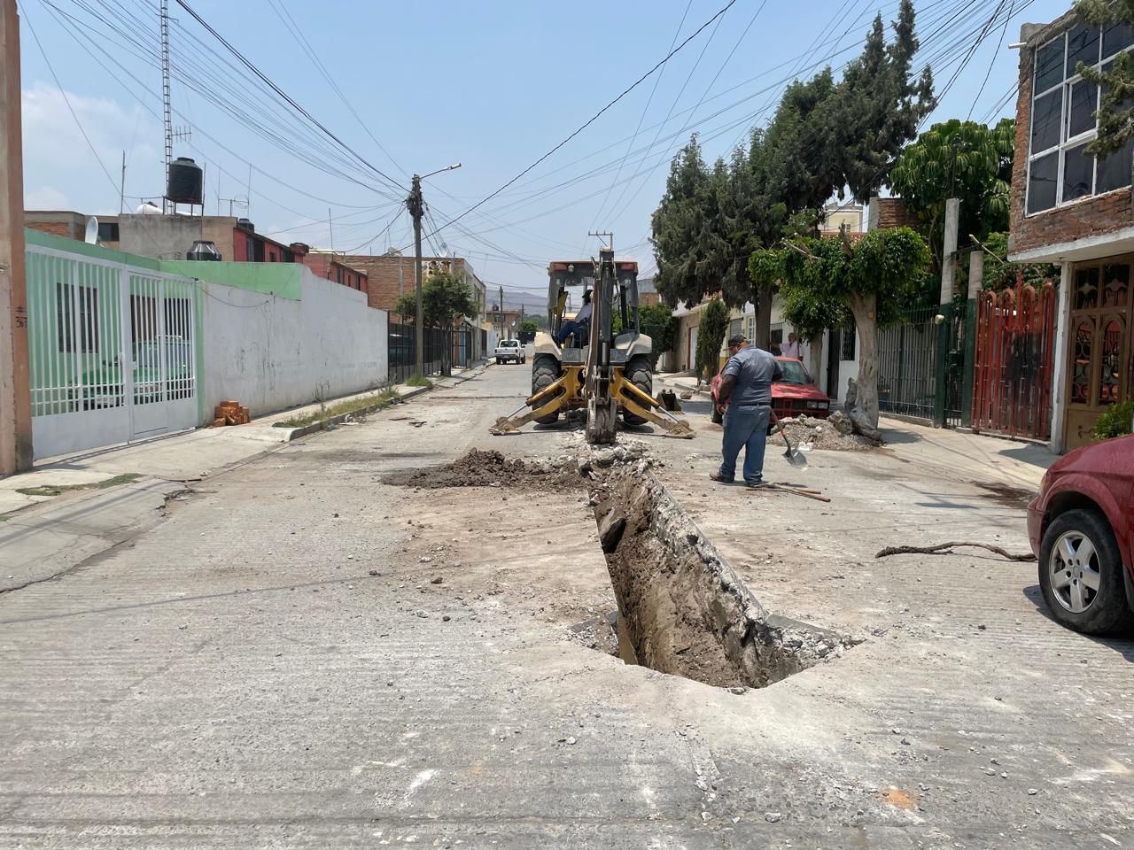 Interapas inicia reparación sanitaria en República de Chile de la colonia Satélite