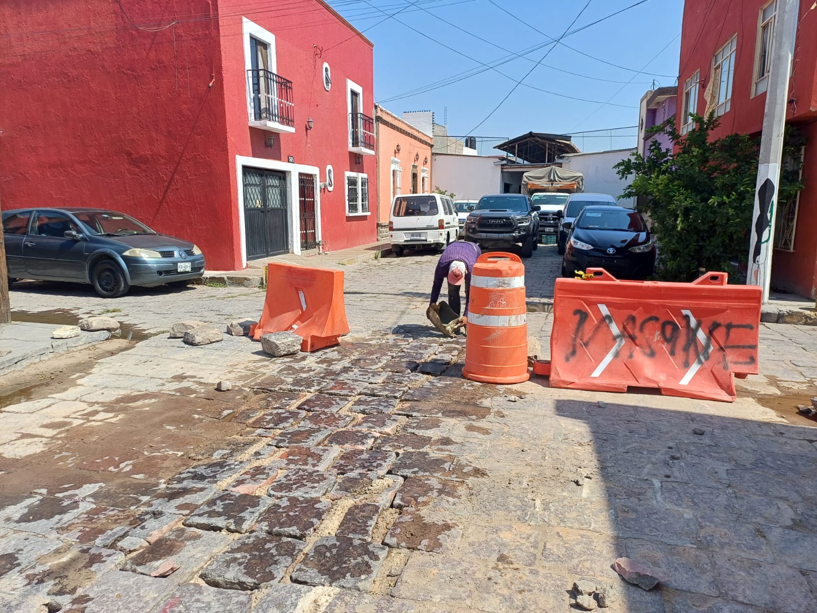 Listo el alcantarillado sanitario de la calle Antonio Plaza, en el Centro Histórico 