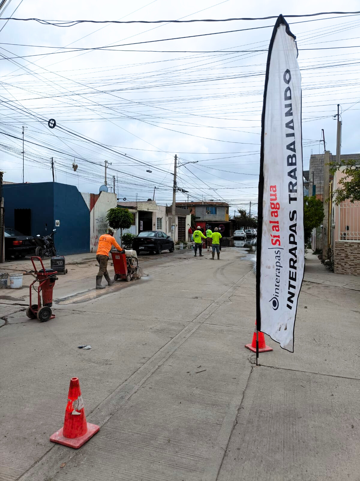 Interapas da inicio a rehabilitación sanitaria en la colonia “La Sierra” en Soledad de Graciano Sánchez