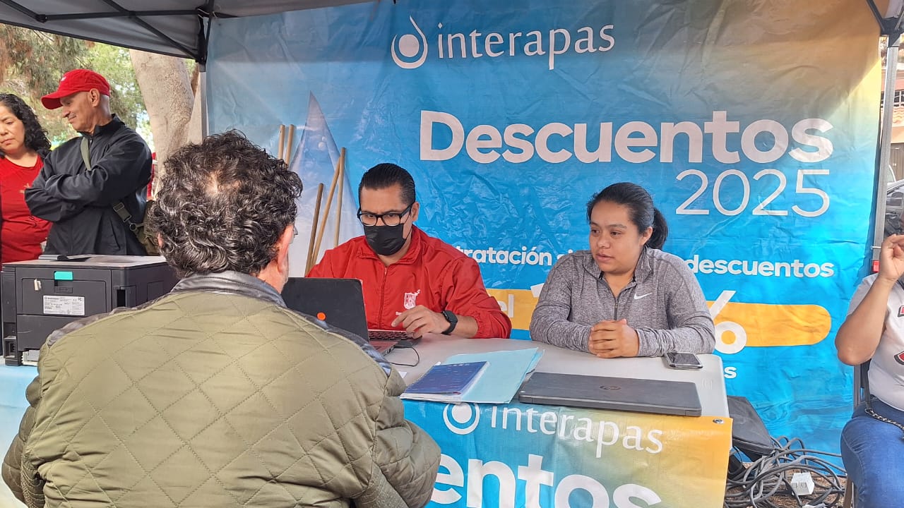 Solo quedan cuatro semanas para regularizar el contrato de agua sin costo en INTERAPAS