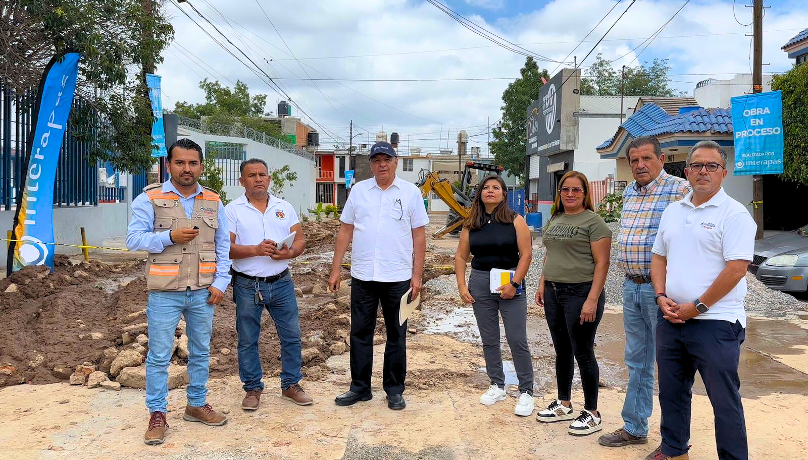 Interapas arranca sustitución de drenaje en Prados San Vicente