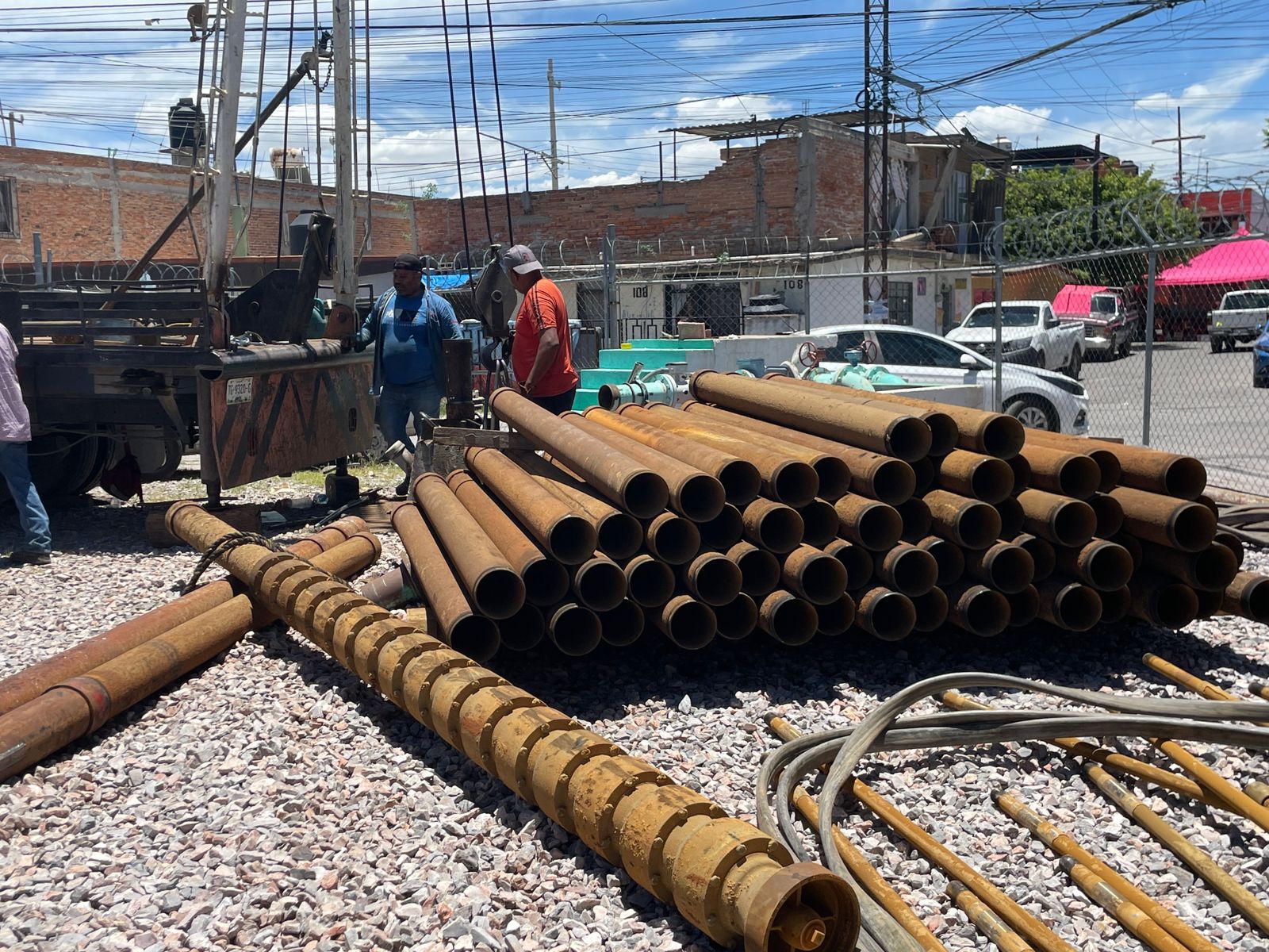 Interapas trabaja en la recuperación del pozo UPA II, en Soledad de Graciano Sánchez