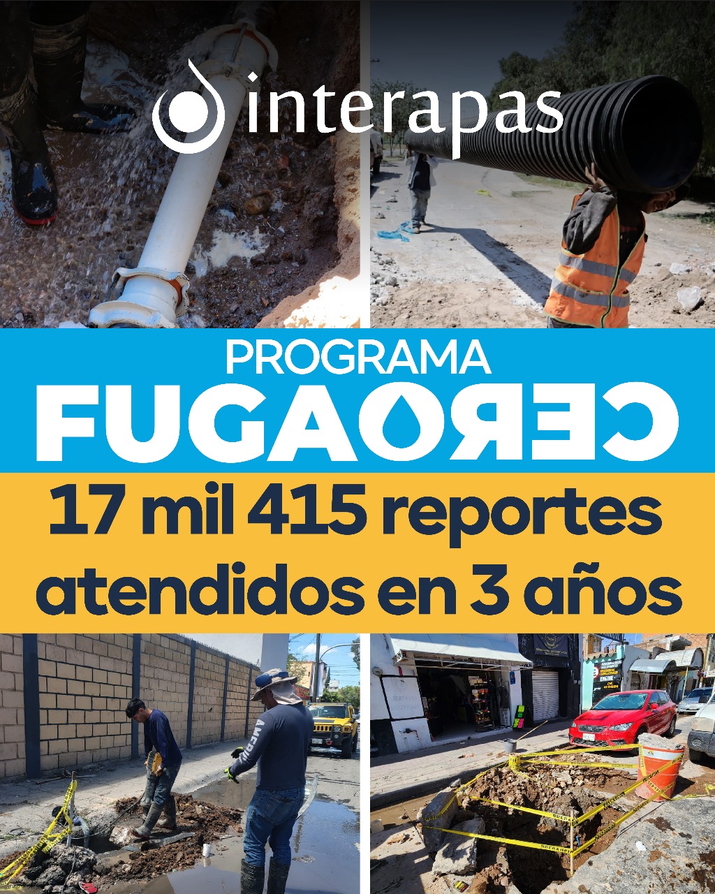 Programa Fuga Cero: más de 17 mil reportes ciudadanos atendidos en tres años