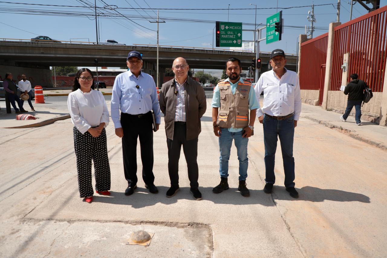 Alcalde Enrique Galindo entrega rehabilitación de drenaje en calles 5 de Mayo y Volcán Tacaná