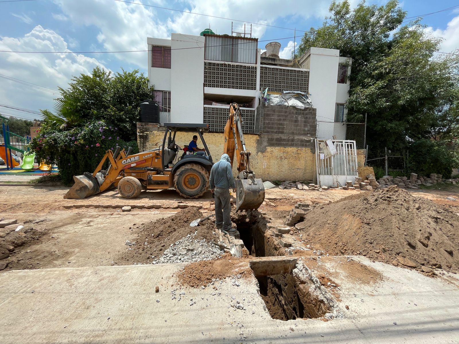 Interapas avanza en la rehabilitación de infraestructura sanitaria en Soledad de Graciano Sánchez