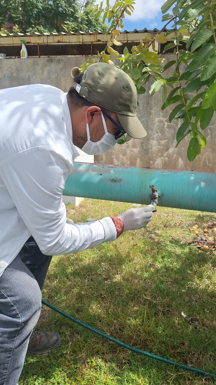 Interapas mantiene trabajos de diagnóstico en la red de agua de Los Fresnos