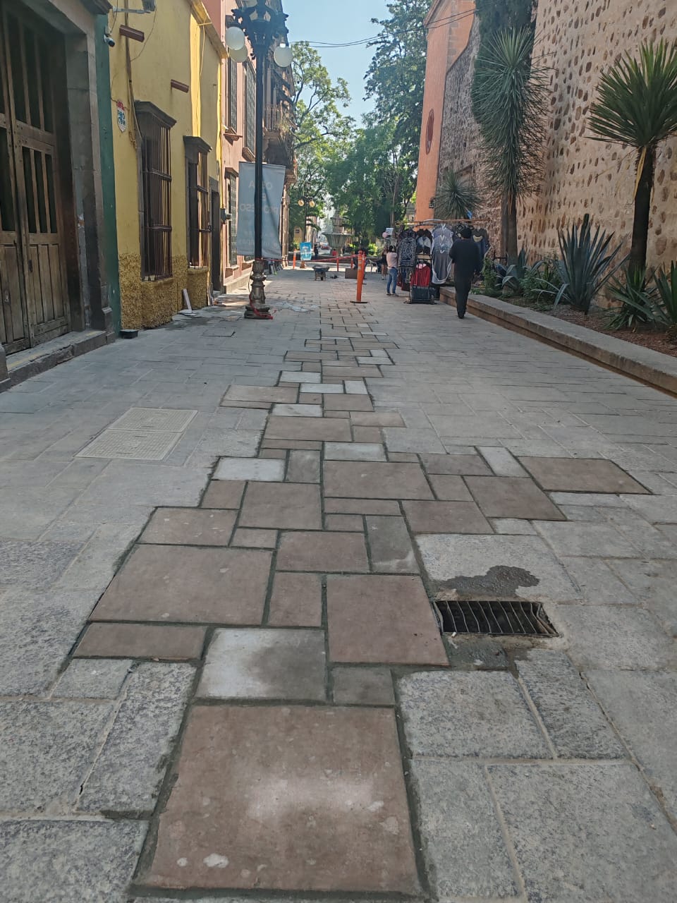 Concluye rehabilitación del drenaje en el Callejón de San Francisco